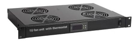 Модуль вентиляторный 19" Hyperline TRFA-MICR-4F-RAL9004